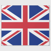 Papier Cadeau Drapeau du Royaume-Uni. L'Union Jack. (Plat)