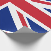 Papier Cadeau Drapeau du Royaume-Uni. L'Union Jack. (Coin)
