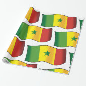 Papier Cadeau Drapeau du Sénégal (Déroulé)