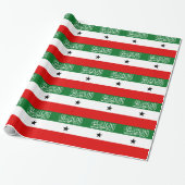 Papier Cadeau Drapeau du Somaliland (Déroulé)