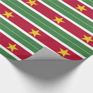Papier Cadeau Drapeau du Suriname