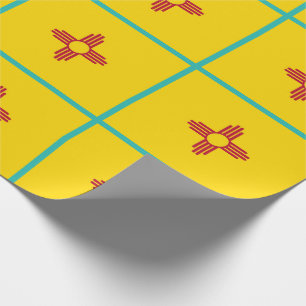 Papier Cadeau Drapeau du symbole Zia du Nouveau-Mexique