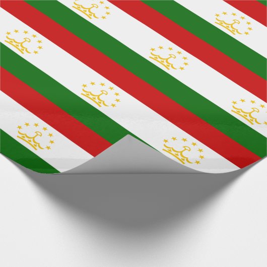 Papier Cadeau Drapeau du Tadjikistan (Coin)