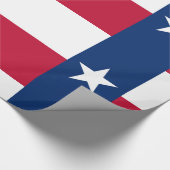 Papier Cadeau Drapeau du Texas (Coin)