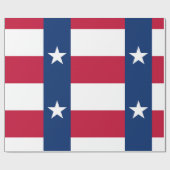 Papier Cadeau Drapeau du Texas (Plat)