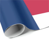 Papier Cadeau Drapeau du Texas (Coin rond)