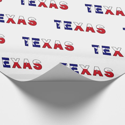 Papier Cadeau Drapeau du Texas (Coin)