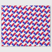 Papier Cadeau Drapeau du Texas (Plat)