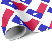 Papier Cadeau Drapeau du Texas (Coin rond)
