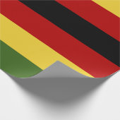 Papier Cadeau drapeau du Zimbabwe (Coin)