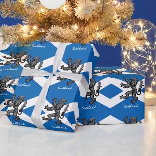 Papier Cadeau Drapeau écossais, Rampant & Cadeaux Ecosse /fan de (Vacances)