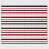 Papier Cadeau Drapeau égyptien (Plat)
