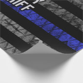 Papier Cadeau Drapeau en détresse du shérif adjoint (Coin)