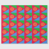 Papier Cadeau Drapeau Érythrée (Plat)