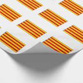 Papier Cadeau Drapeau Espagne de la Catalogne (Coin)