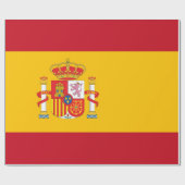 Papier Cadeau Drapeau espagnol (Plat)