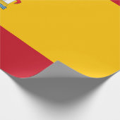 Papier Cadeau Drapeau espagnol (Coin)