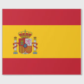 Papier Cadeau Drapeau espagnol (Espagne) (Plat)