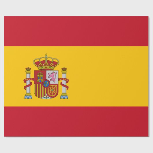 Papier Cadeau Drapeau espagnol (Espagne) (Plat)