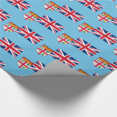 Papier Cadeau Drapeau Fidji (Coin)