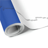 Papier Cadeau drapeau français (Coin rond)