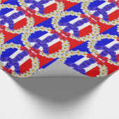 Papier Cadeau drapeau français (Coin)