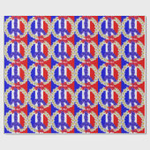 Papier Cadeau drapeau français (Plat)