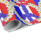 Papier Cadeau drapeau français (Coin rond)