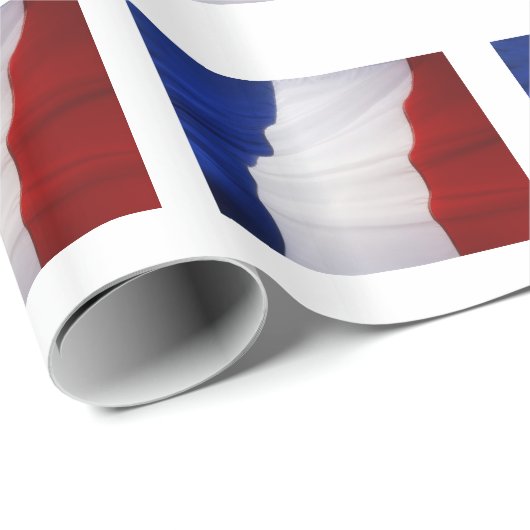 PAPIER CADEAU DRAPEAU FRANÇAIS (Coin rond)