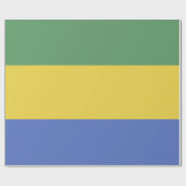 Papier Cadeau Drapeau Gabon (Plat)