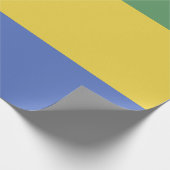 Papier Cadeau Drapeau Gabon (Coin)