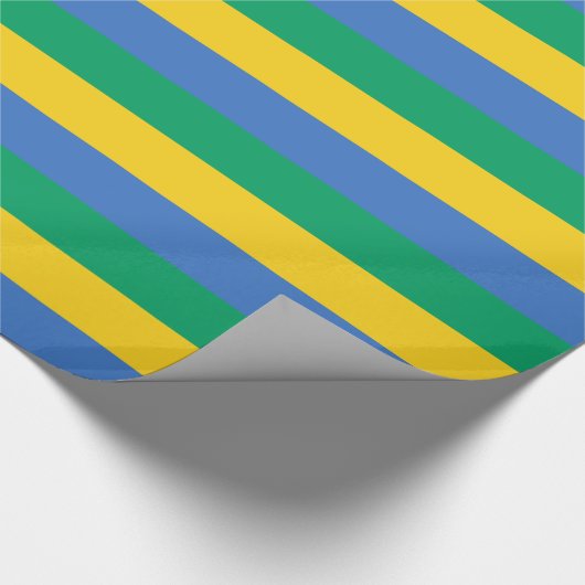 Papier Cadeau Drapeau Gabon (Coin)