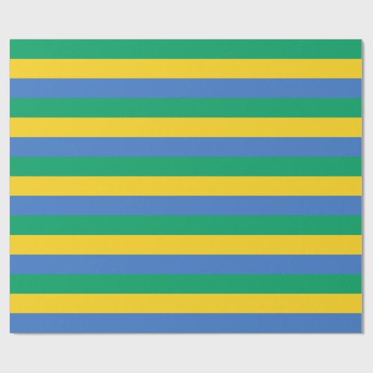 Papier Cadeau Drapeau Gabon (Plat)