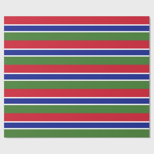 Papier Cadeau Drapeau Gambie (Plat)