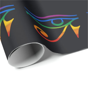 Papier Cadeau Drapeau Gay Goth Pride