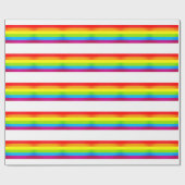 Papier Cadeau Drapeau Gay pride de coeur Lgbt Rainbow | Mois Lgb (Plat)