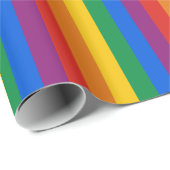Papier Cadeau Drapeau gay pride / Drapeau arc-en-ciel (Coin rond)