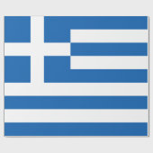 Papier Cadeau Drapeau grec (Grèce) (Plat)