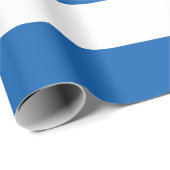 Papier Cadeau Drapeau grec (Grèce) (Coin rond)