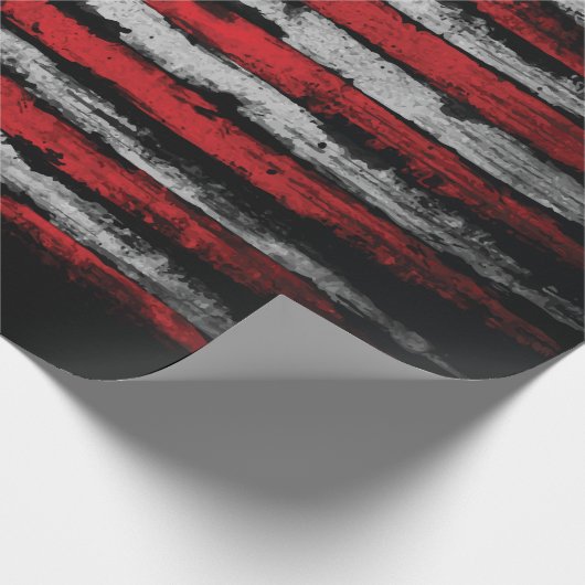 Papier Cadeau Drapeau Grunge U.S.A (Coin)