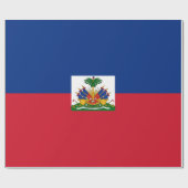 Papier Cadeau Drapeau Haïti (Plat)
