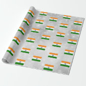Papier Cadeau Drapeau indien (Déroulé)