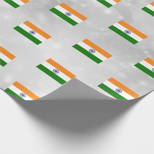 Papier Cadeau Drapeau indien (Coin)