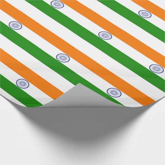 Papier Cadeau Drapeau indien 2 (Coin)