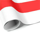 Papier Cadeau Drapeau Indonésie (Coin rond)