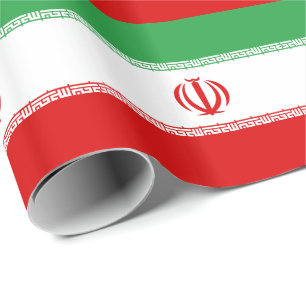Papier Cadeau Drapeau Iran