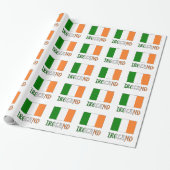 Papier Cadeau Drapeau irlandais (Déroulé)