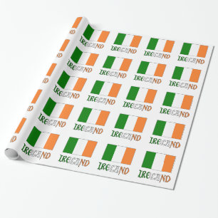 Papier Cadeau Drapeau irlandais
