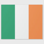 Papier Cadeau Drapeau irlandais (République d'Irlande) (ROI) (Ei (Plat)