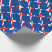 Papier Cadeau Drapeau islandais (Coin)